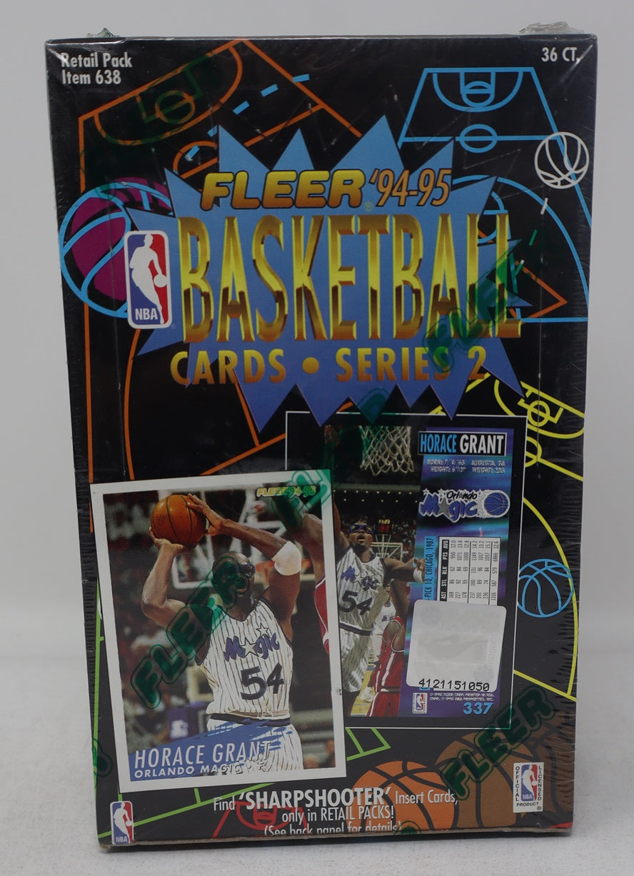 1994/95 Fleer Basketball Series 2 Box (Retail) (36/12)