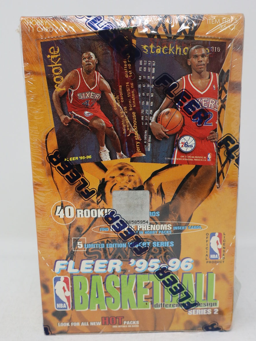1995/96 Fleer Basketball Series 2 Box (Hobby) (36/11)