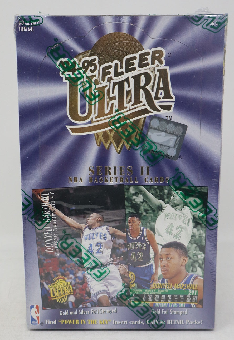 1994/95 Fleer Ultra Basketball Series 2 Box (Retail) (36/12)