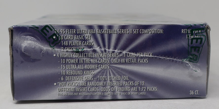1994/95 Fleer Ultra Basketball Series 2 Box (Retail) (36/12)
