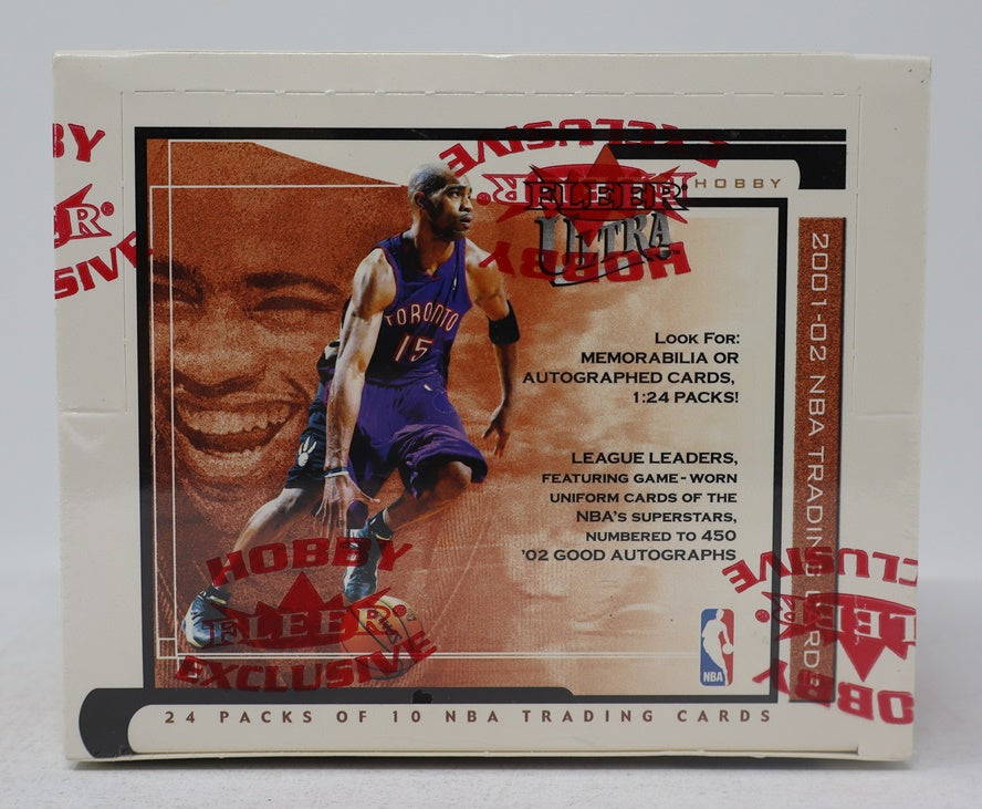 2001/02 Fleer Ultra Basketball Box (Hobby) (24/10)