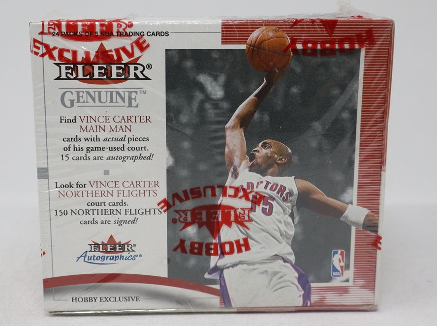 2000/01 Fleer Genuine Basketball Box (Hobby) (24/5)