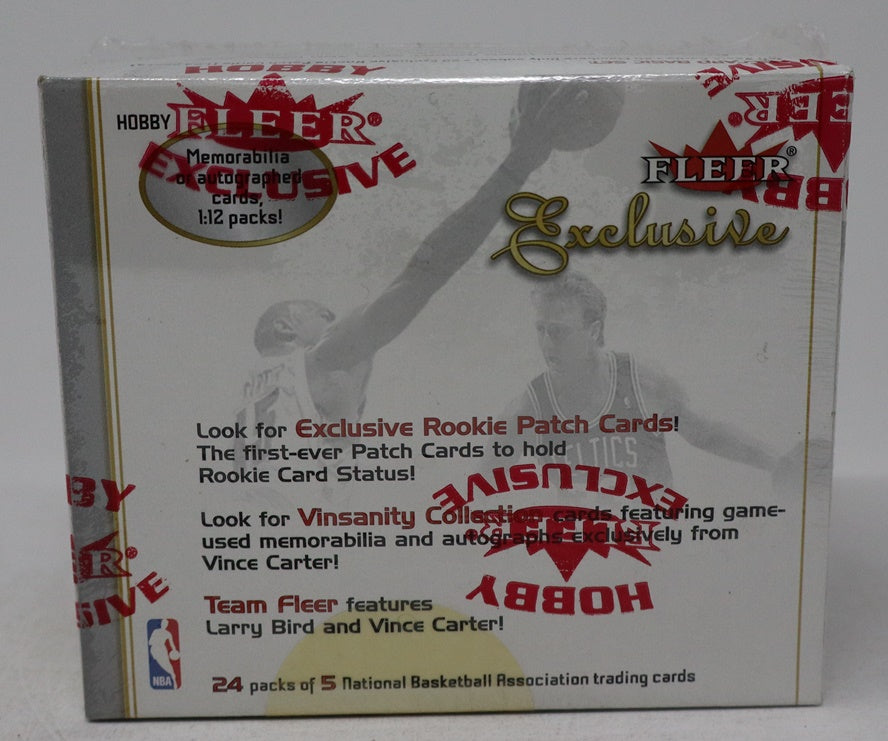 2001/02 Fleer Exclusive Basketball Box (Hobby) (24/5)