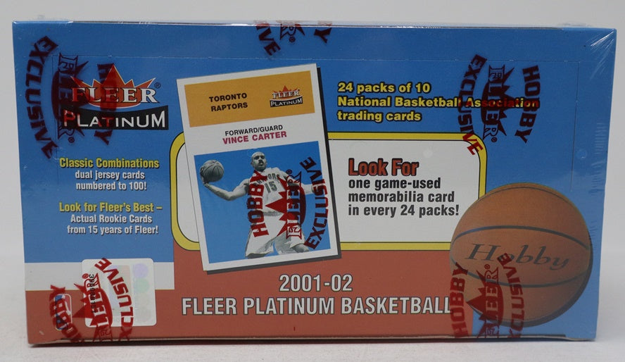 2001/02 Fleer Platinum Basketball Box (Hobby) (24/10)