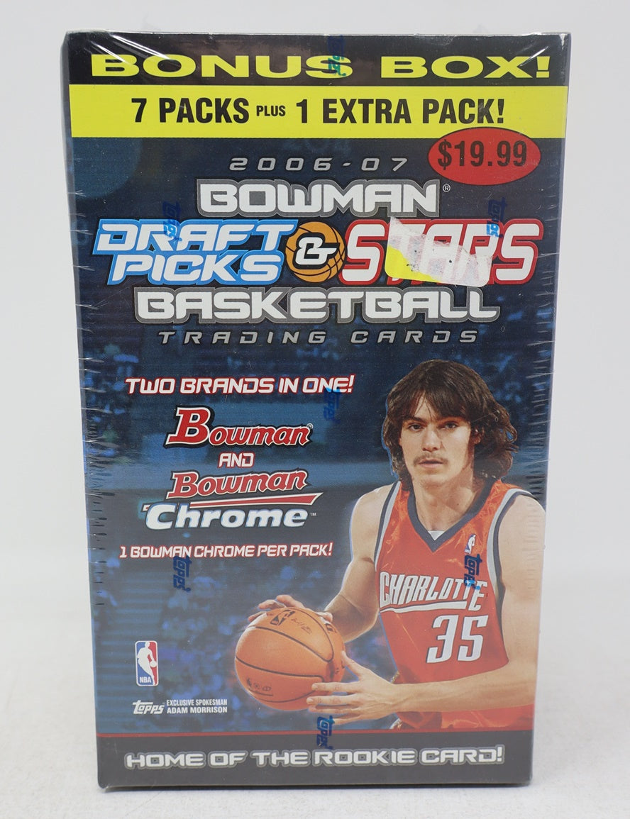 2006/07 Bowman Draft Picks & Stars Basketball Blaster Box (8/5)