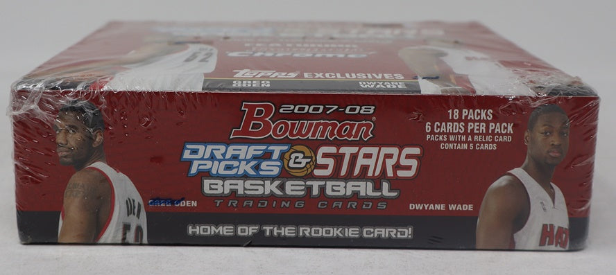 2007/08 Bowman Draft Picks & Stars Basketball Box (Hobby) (18/6)