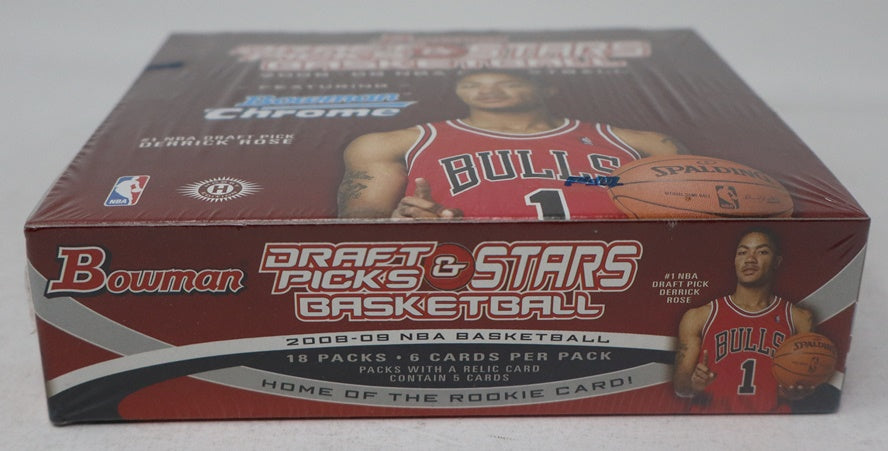 2008/09 Bowman Draft Picks & Stars Basketball Box (Hobby) (18/6)