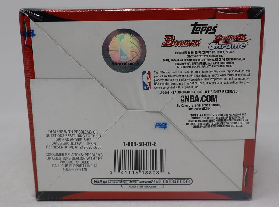 2008/09 Bowman Draft Picks & Stars Basketball Box (Hobby) (18/6)