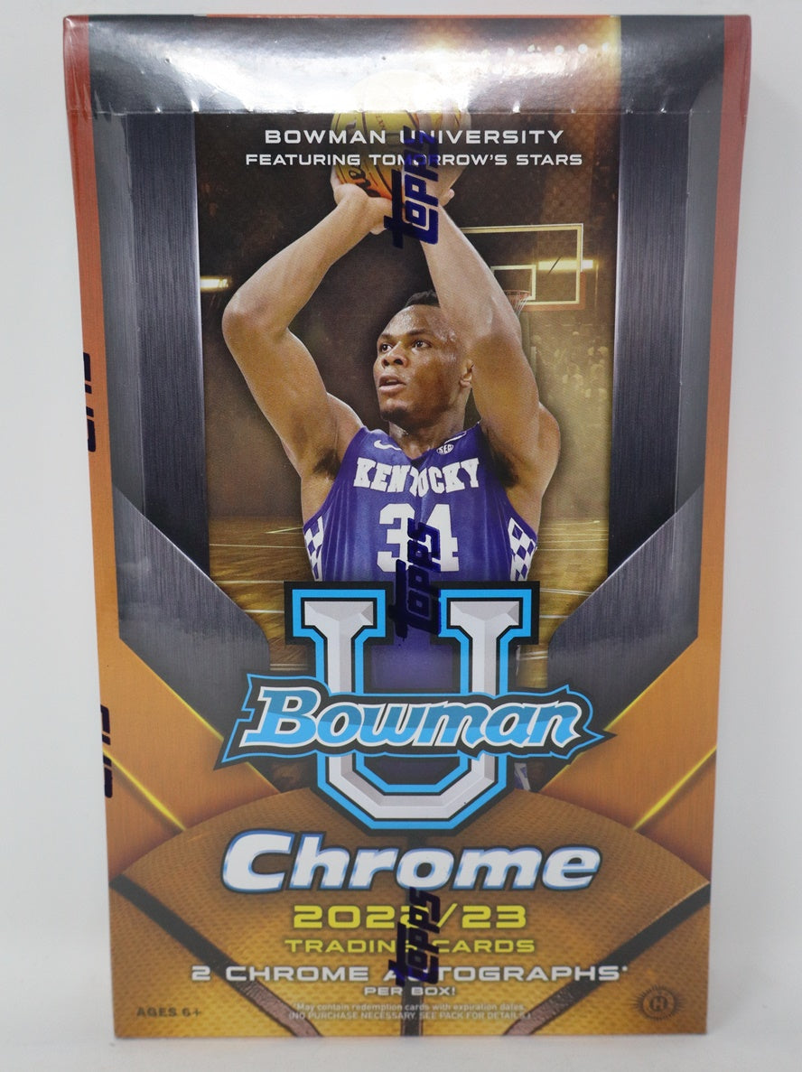 2022/23 Bowman Chrome University Basketball Box (Hobby) (24/4)