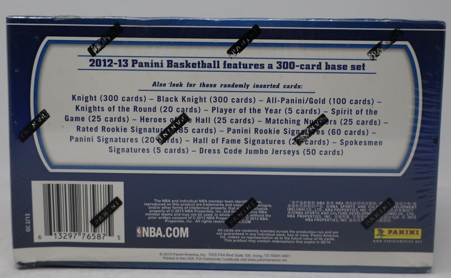 2012/13 Panini Basketball Box (Hobby) (24/10)