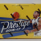 2016/17 Panini Prestige Basketball Box (Hobby) (24/6)