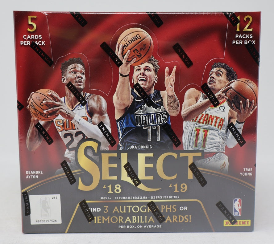 2018/19 Panini Select Basketball Box (Hobby) (12/5)