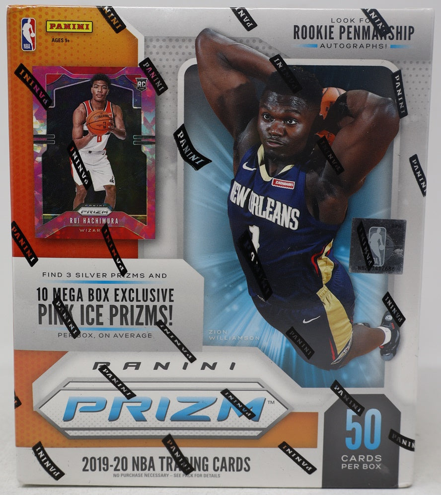 2019/20 Panini Prizm Basketball Mega Box (Walmart) (50 Cards)