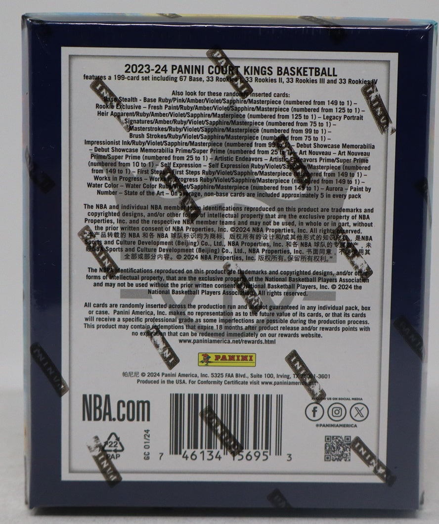 2023/24 Panini Court Kings Basketball Box (Hobby) (10 Cards)
