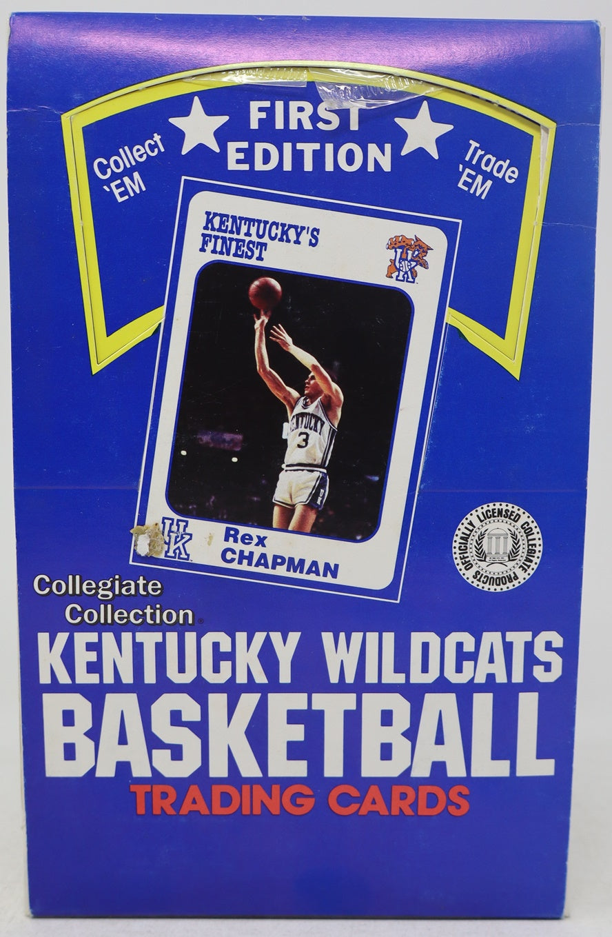 1989 Collegiate Collection Kentucky Wildcats Basketball Unopened First Edition Box (36/8)