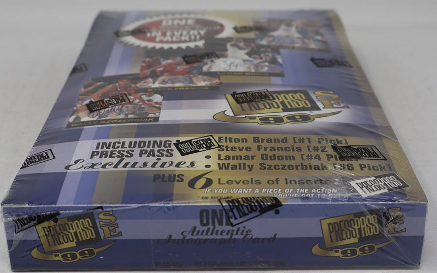 1999 1999/00 Press Pass SE Basketball Box (Hobby) (12/ 1 Autograph)