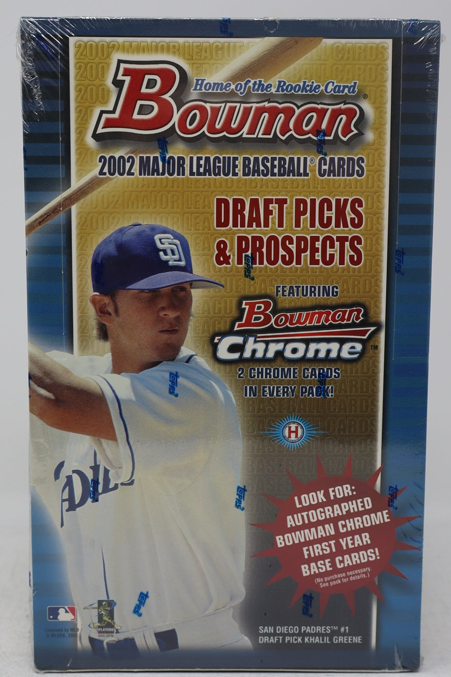 2002 Bowman Draft Picks & Prospects Baseball Box (Hobby) (24/7)