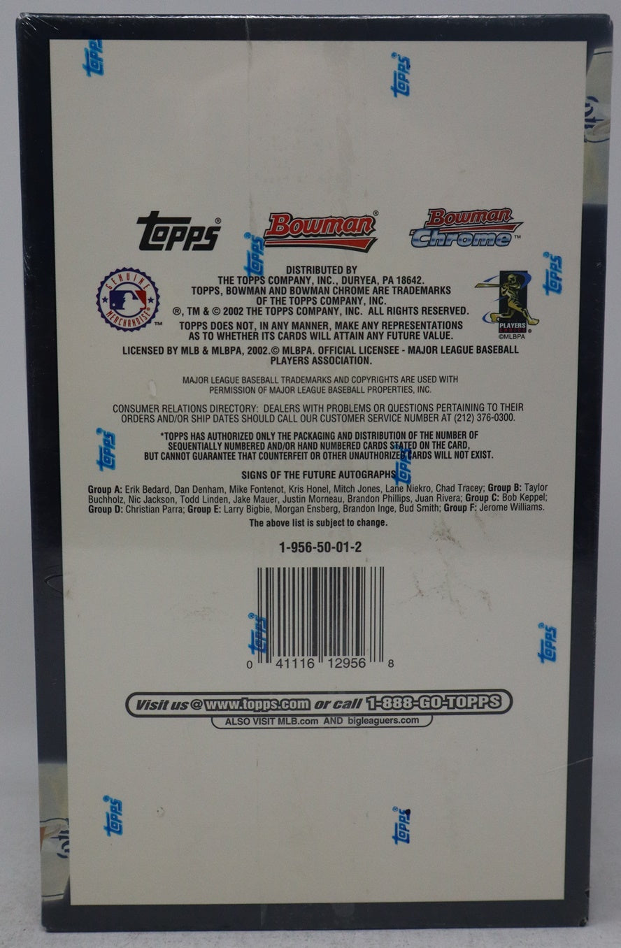 2002 Bowman Draft Picks & Prospects Baseball Box (Hobby) (24/7)