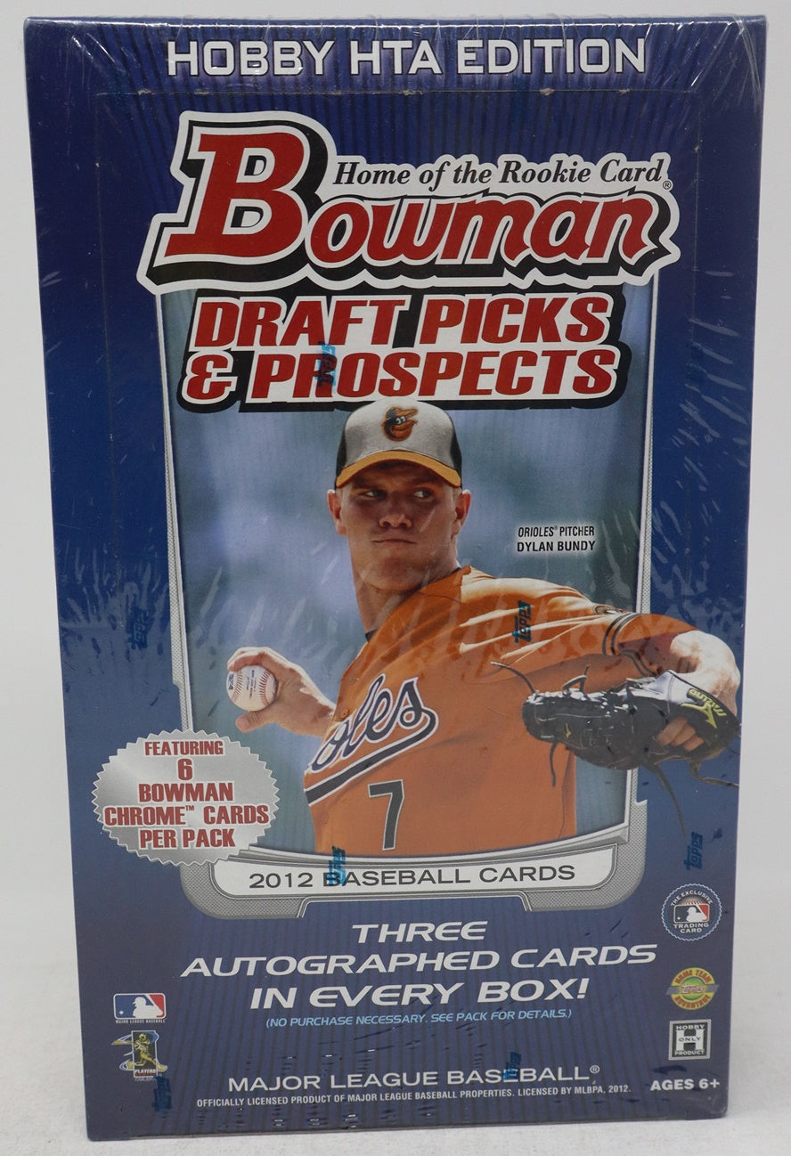 2012 Bowman Draft Picks & Prospects Baseball Jumbo Box (HTA) (12/32)