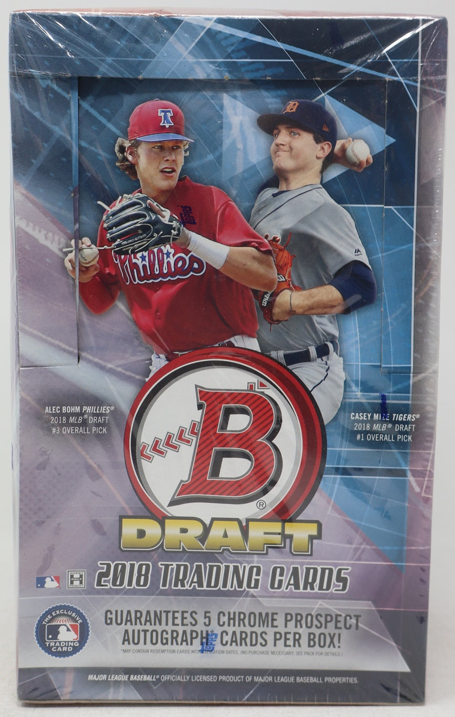 2018 Bowman Draft Baseball Super Jumbo Box (Hobby) (5/120)