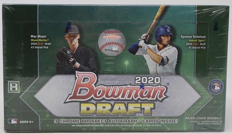 2020 Bowman Draft Baseball Jumbo Box (Hobby) (12/32)