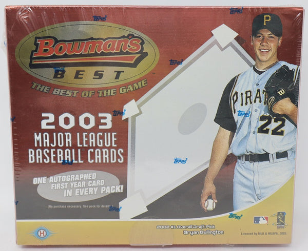 2003 Bowman's Best Baseball Box (Hobby) (10/5) – Baseball Card