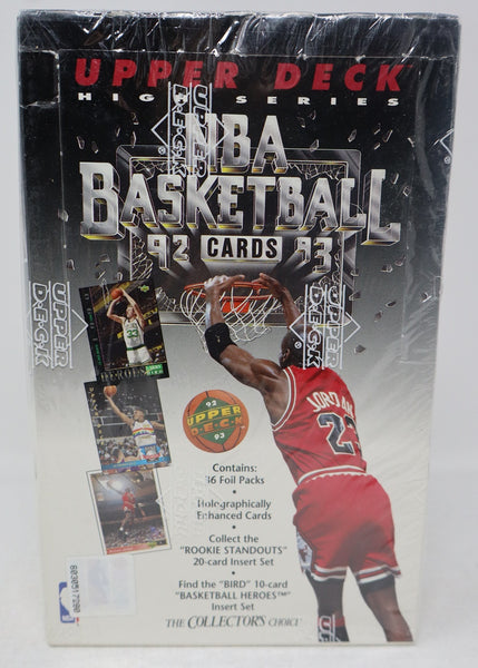 1992/93 Upper Deck Basketball High Series Box (Retail) (36/15) – Baseball  Card Exchange