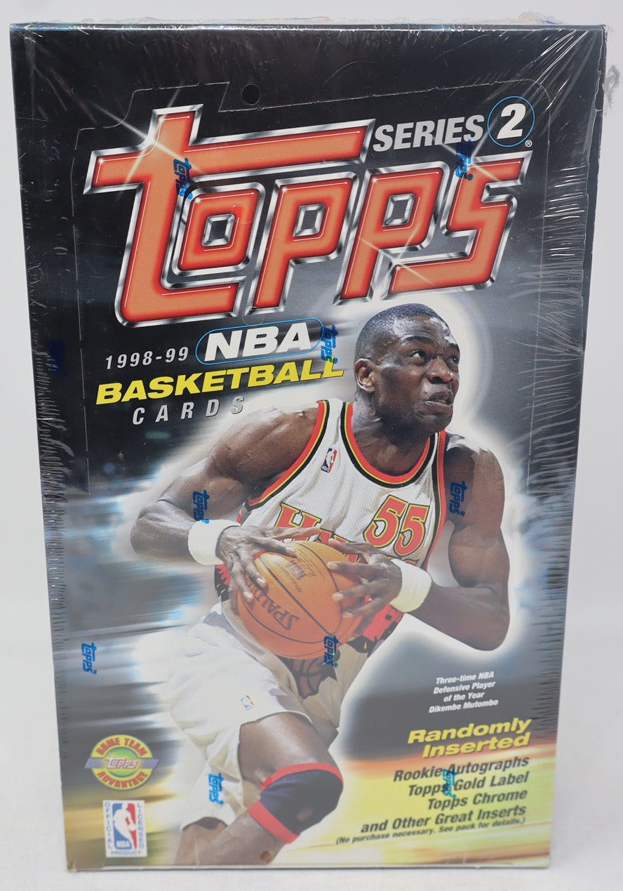 1998/99 Topps Basketball Series 2 Jumbo Box (HTA) (12/40)