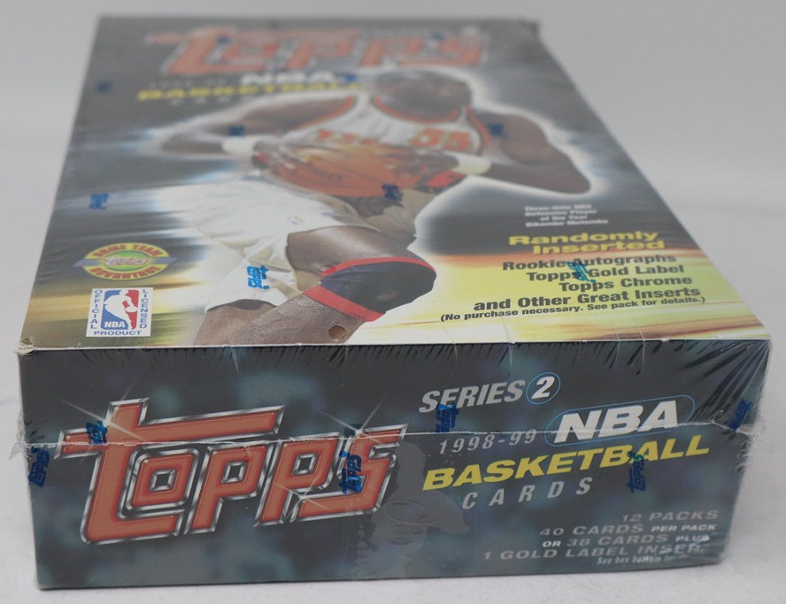 1998/99 Topps Basketball Series 2 Jumbo Box (HTA) (12/40)