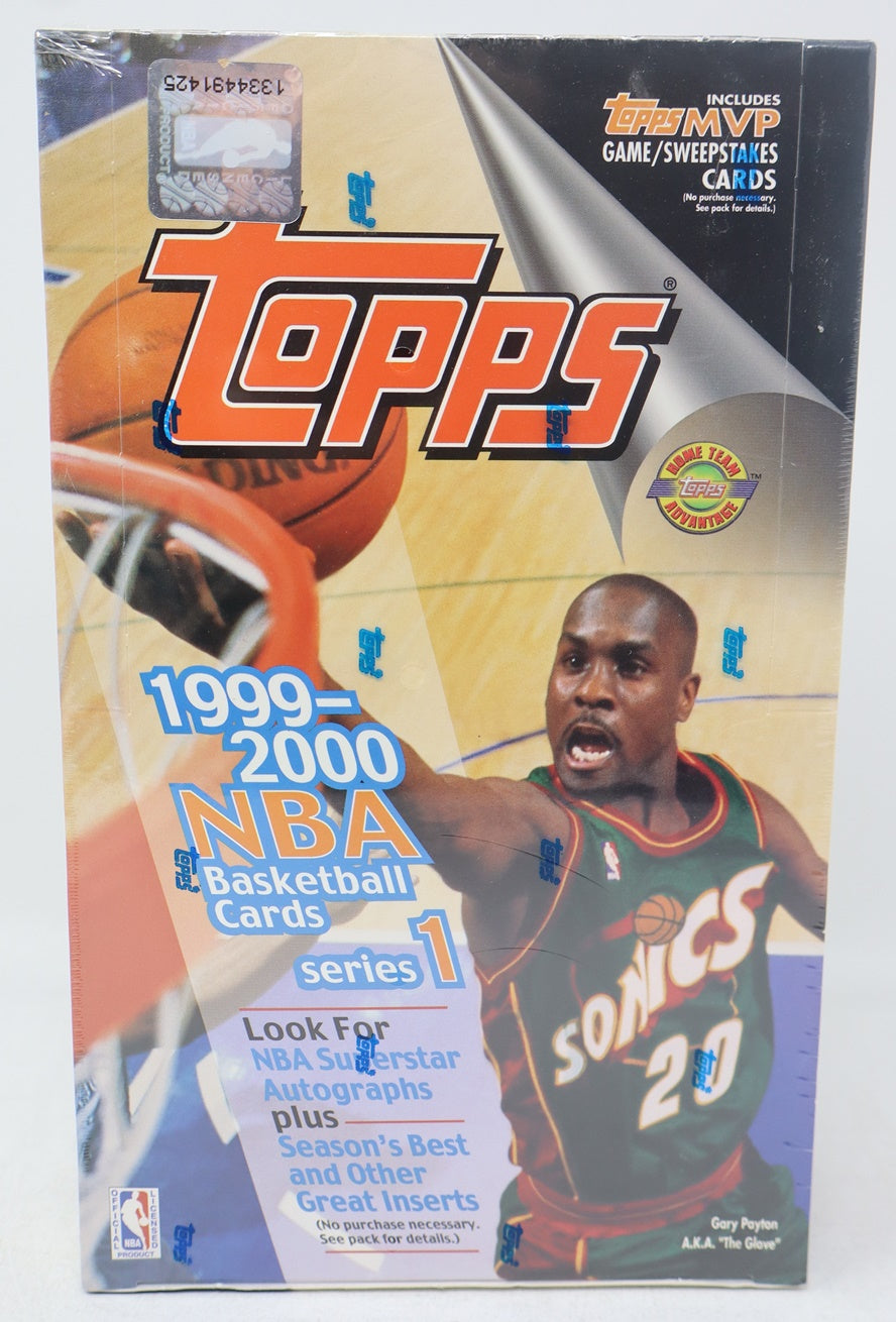 1999/00 Topps Basketball Series 1 Jumbo Box (HTA) (12/40)