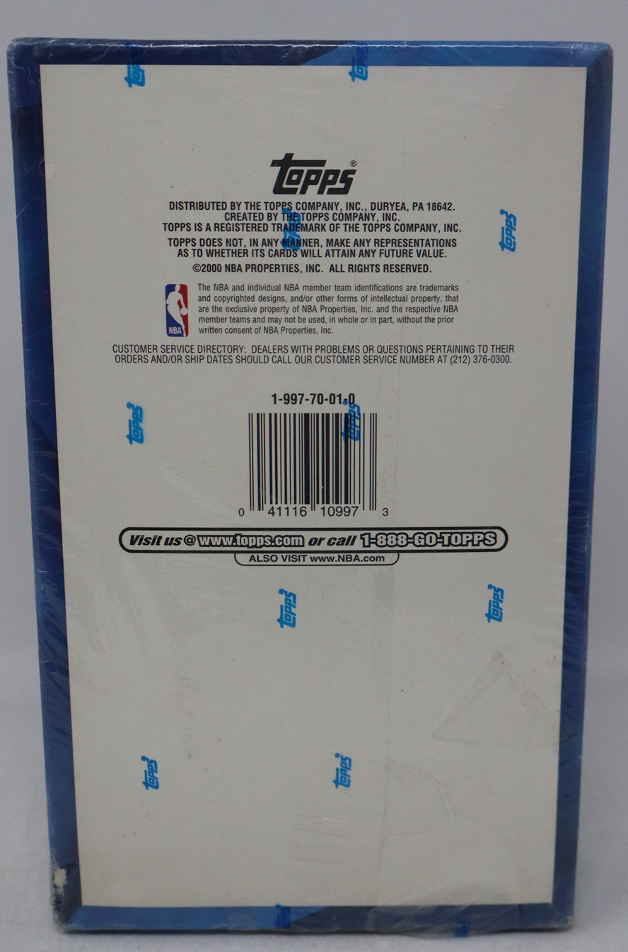 2000/01 Topps Basketball Series 1 Box (Hobby) (36/10)