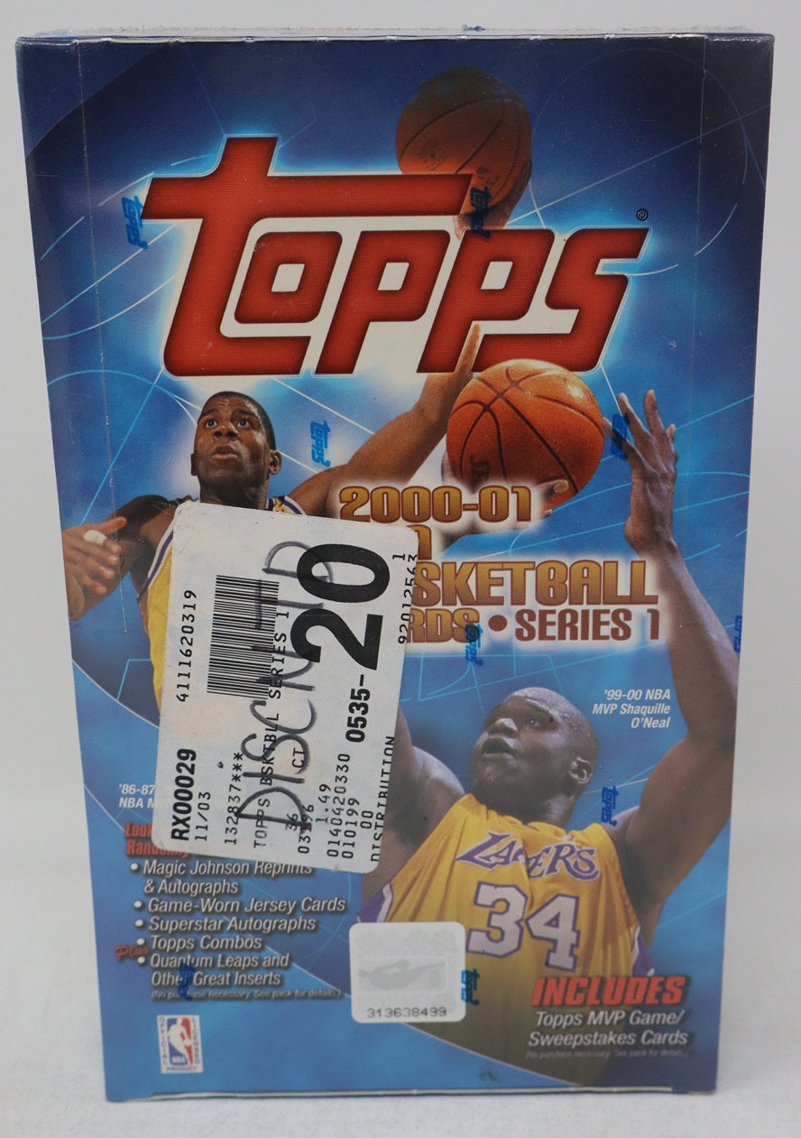 2000/01 Topps Basketball Series 1 Box (Retail) (36/10)