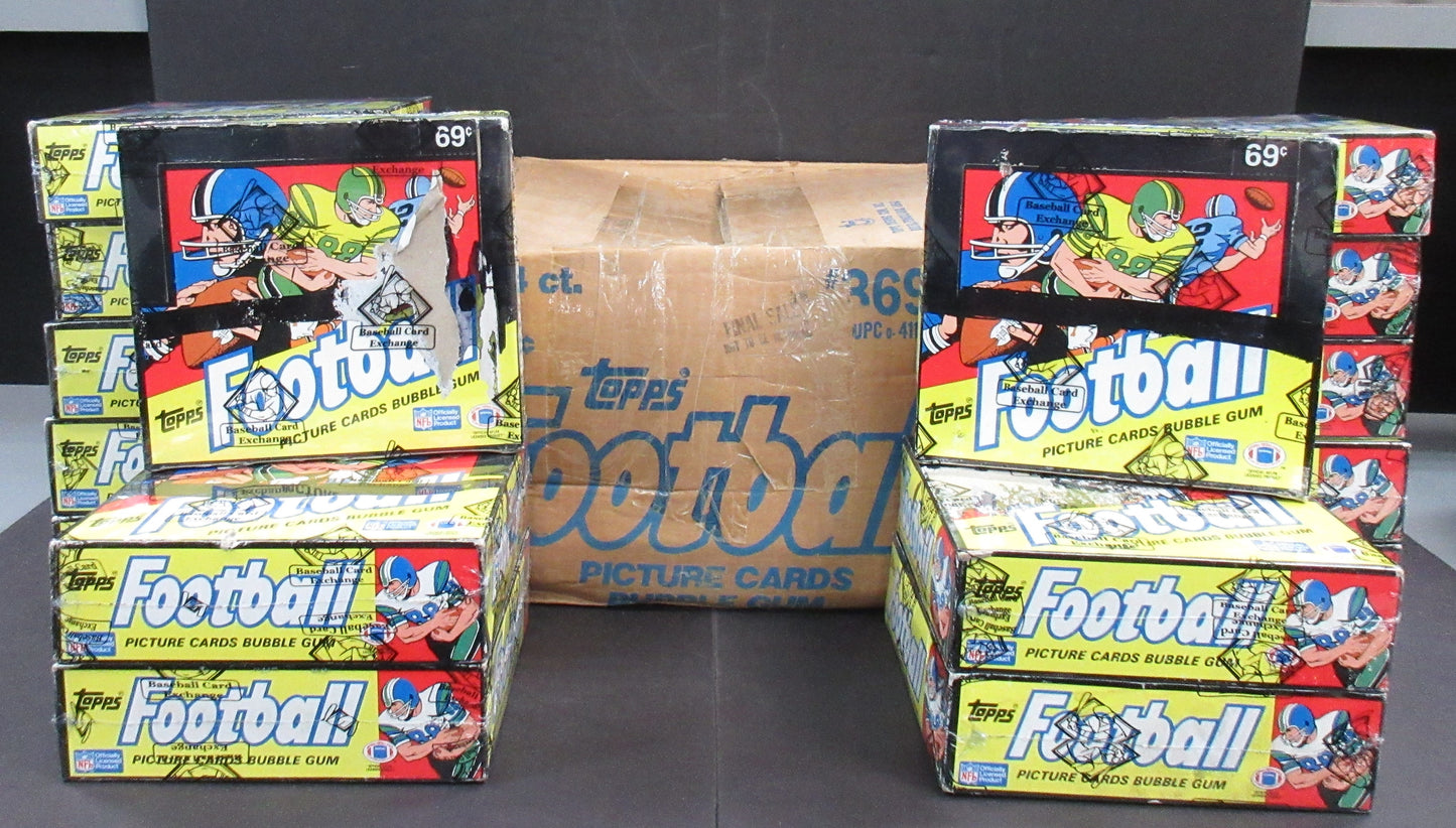 1987 Topps Football Cello Case (16 Box) (BBCE) (A)