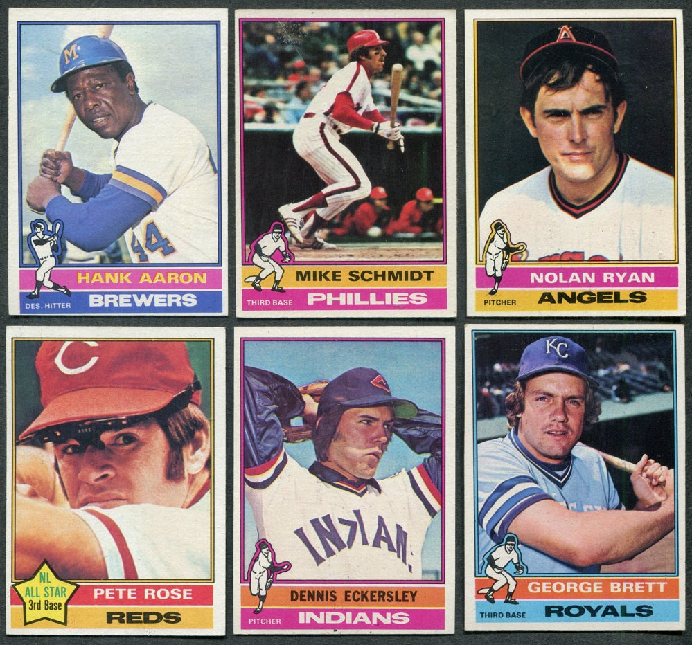 1976 Topps Baseball Complete Set EX EX/MT (660) (24-475)