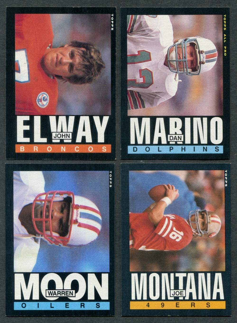 1985 Topps Football Complete Set NM (396) (24-481)