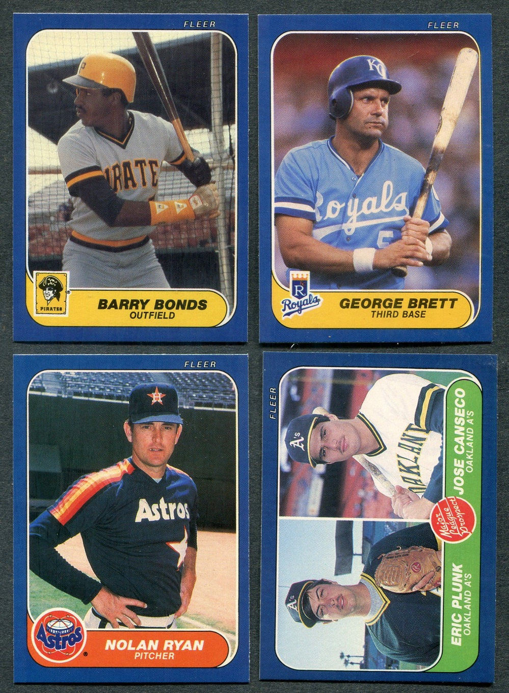 1986 Fleer Baseball Complete Set NM NM/MT (792) (w/ Update) (24-627)