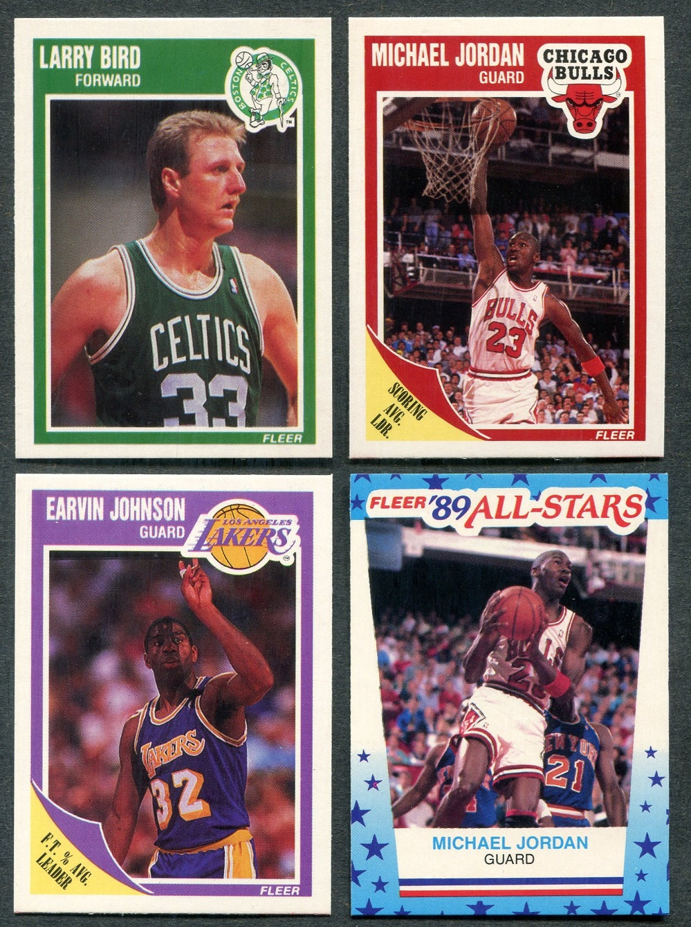 1989/90 Fleer Basketball Complete Set (w/ stickers) NM NM/MT (168/11) (24-631)