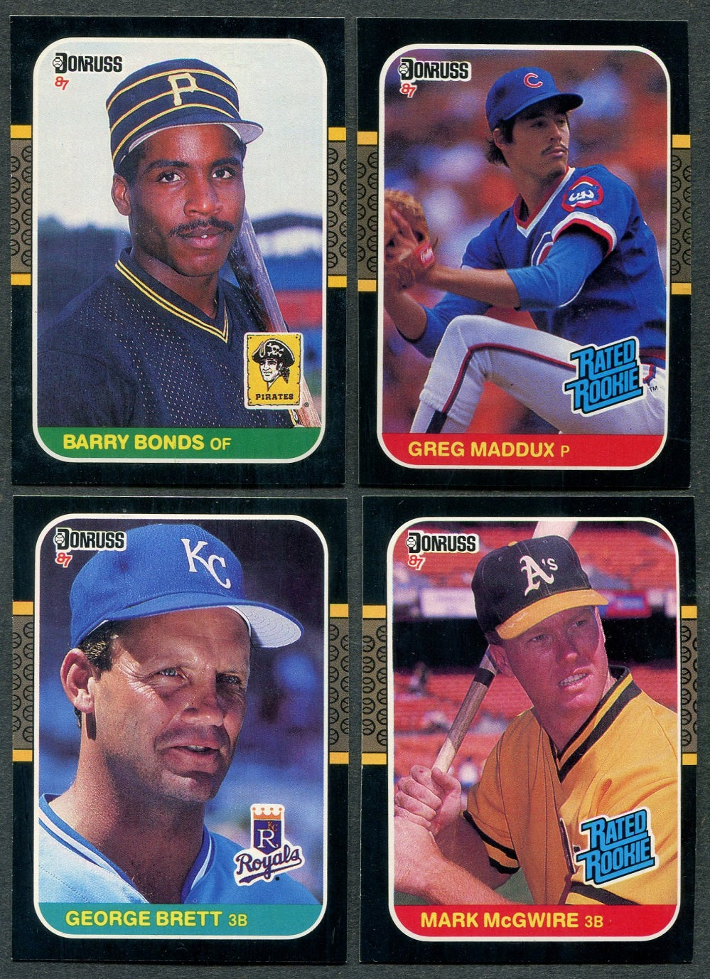 1987 Donruss Baseball Complete Set NM (660) (24-663)