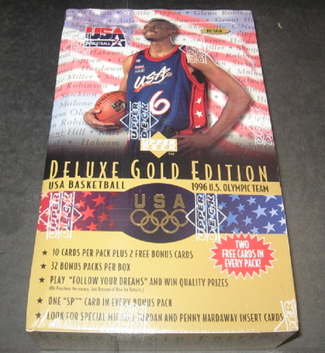 1996/97 Upper Deck Deluxe Gold Edition USA Basketball Box (32/8)