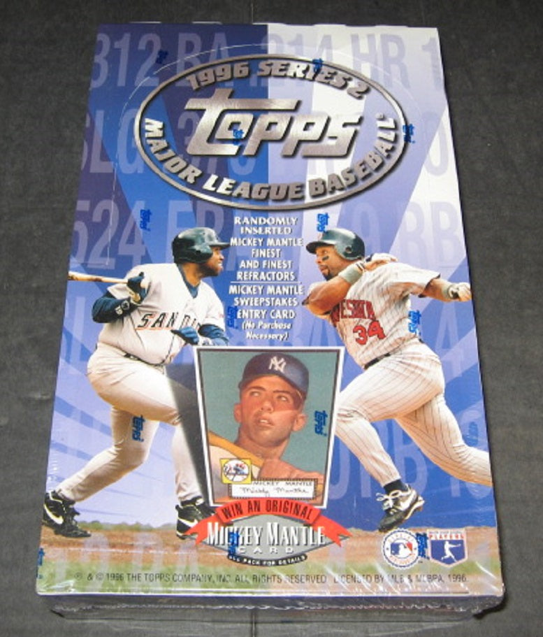 1996 Topps Baseball Series 2 Box (Retail)