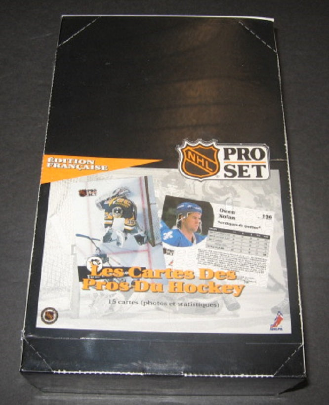 1991/92 Pro Set Hockey Series 1 Box (French)