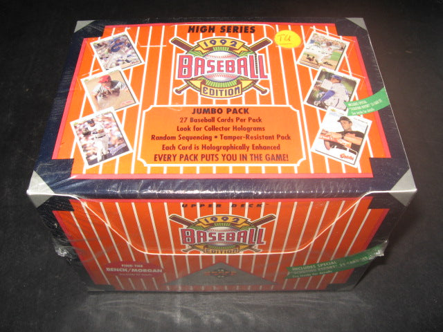 1992 Upper Deck Baseball High Series Jumbo Box (20/27)