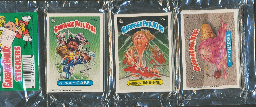 1986 Topps Garbage Pail Kids Series 3 Rack Pack