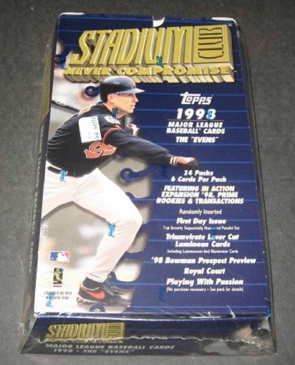 1998 Topps Stadium Club Baseball The Evens Box (Retail) (24/6)