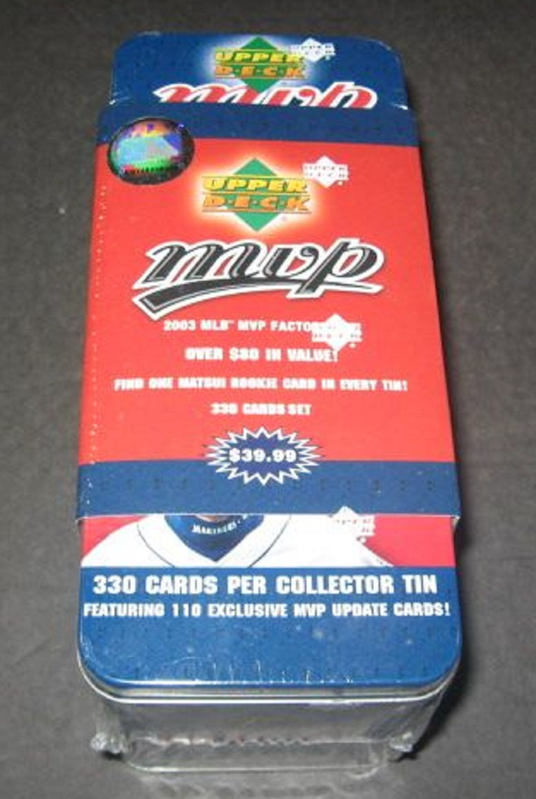 2003 Upper Deck MVP Baseball Factory Set (330)