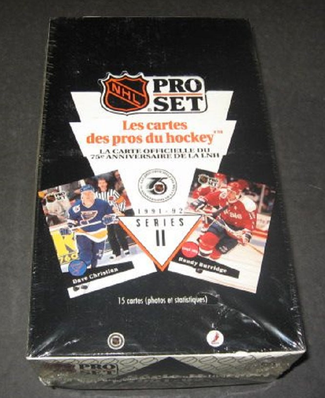 1991/92 Pro Set Hockey Series 2 Box (French)