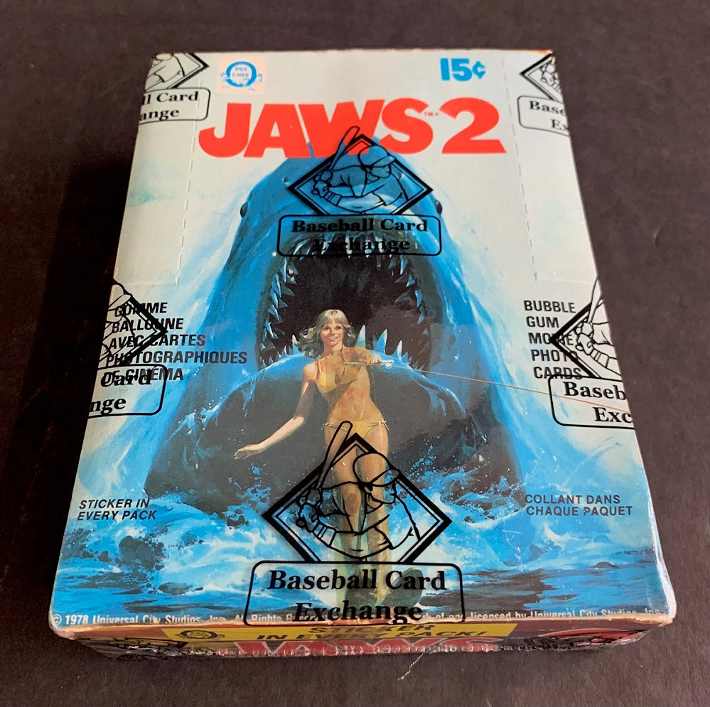 1978 OPC O-Pee-Chee Jaws 2 Unopened Wax Box (BBCE)
