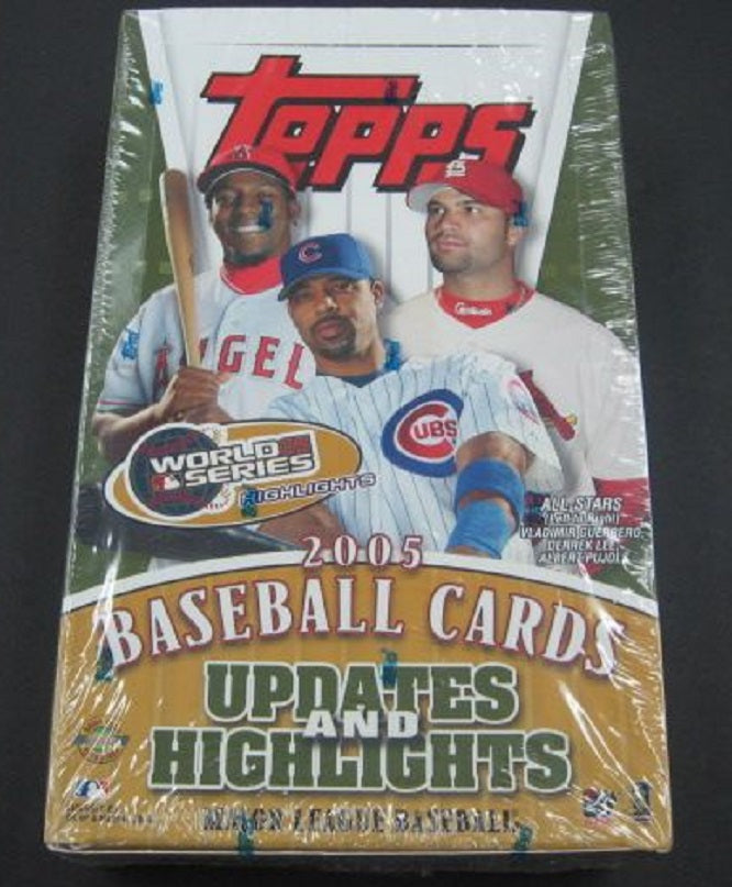 2005 Topps Updates and Highlights Baseball Jumbo Box (HTA) (12/35)