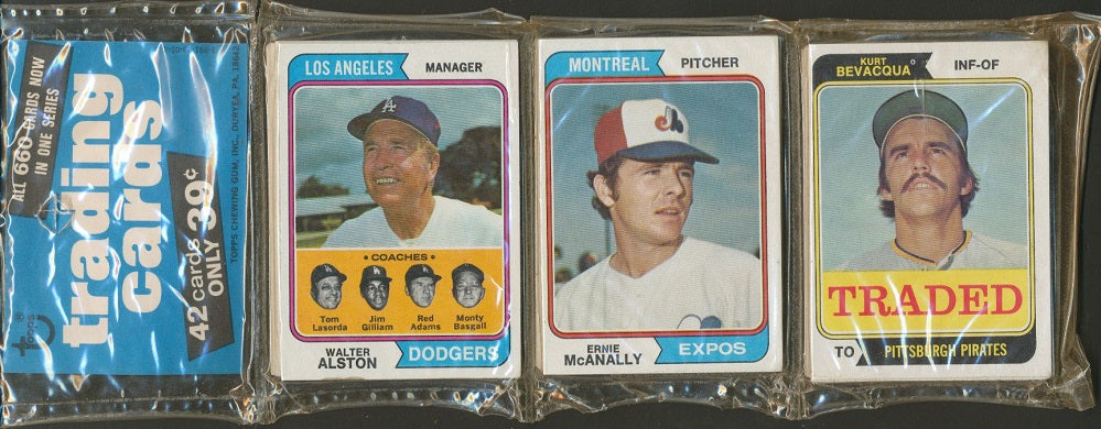 1974 Topps Baseball Unopened Rack Pack