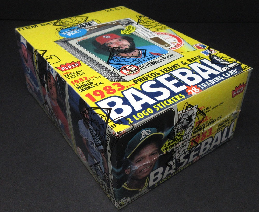 1983 Fleer Baseball Unopened Cello Box (BBCE)